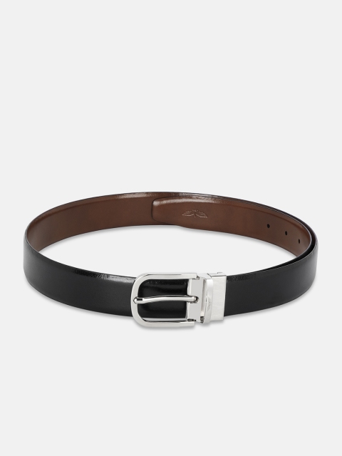 

Park Avenue Men Black & Brown Solid Reversible Leather Belt