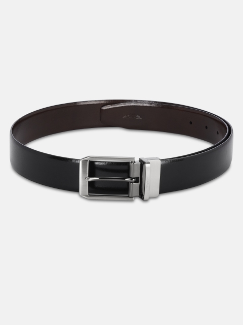 

Park Avenue Men Black & Brown Textured Reversible Leather Belt