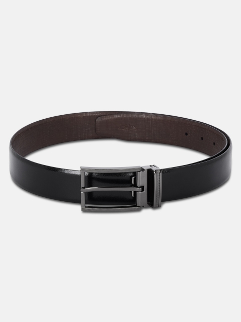 

Park Avenue Men Black & Brown Solid Reversible Leather Belt