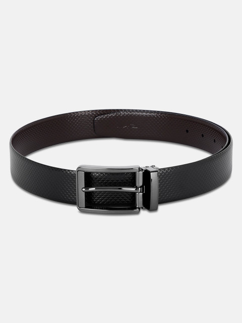

Park Avenue Men Brown & Black Textured Reversible Leather Belt