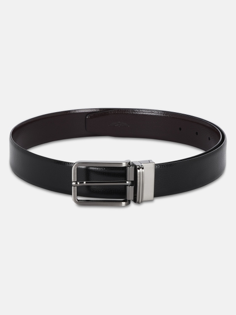 

Park Avenue Men Black & Brown Textured Reversible Leather Belt