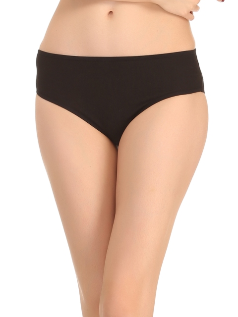 

Clovia Women Balck Briefs PN0404P13S, Black