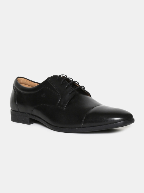 

Arrow Men Black Leather Formal Derbys