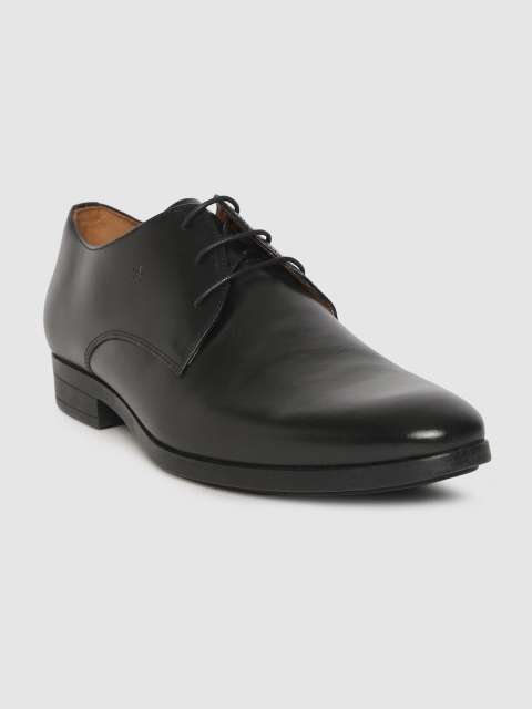 

Arrow Men Black Genuine Leather Formal Oxfords