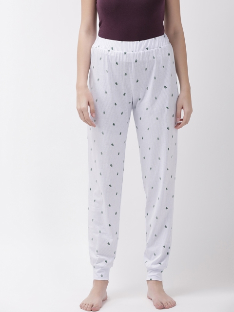 

Marks & Spencer Women Blue & Green Printed Lounge Pants