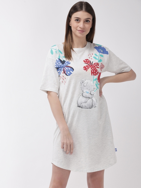 

Marks & Spencer Off-White & Blue Printed Nightdress
