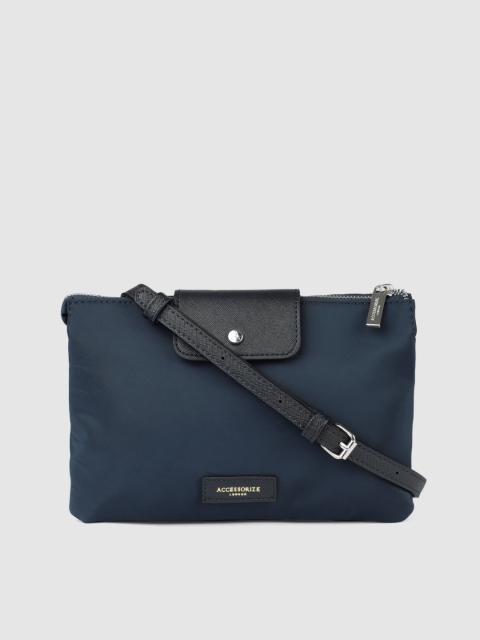 

Accessorize Navy Blue Solid Sling Bag