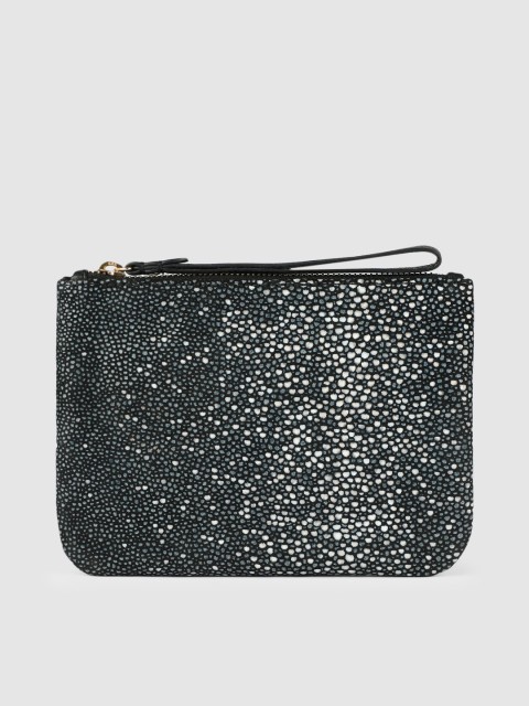 

Accessorize Black & White Printed Leather Purse