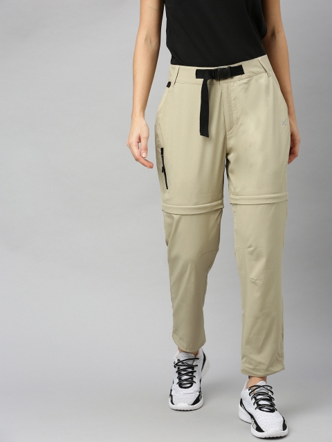 

HRX by Hrithik Roshan Women Starfish Solid Slim fit Outdoor Trousers, Beige
