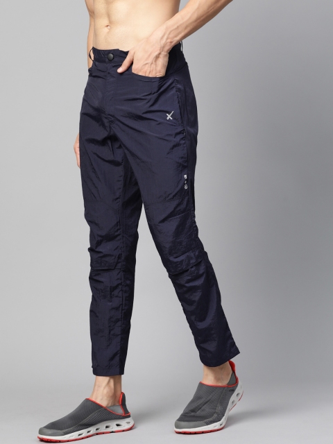 Men Navy Blue Outdoor Trousers