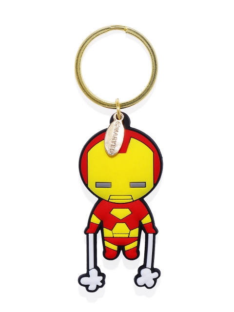 

EFG Yellow & Red Marvel Avengers Ironman Rubber Keychain