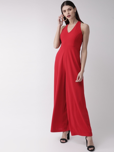 

20Dresses Women Red Solid Basic Jumpsuit