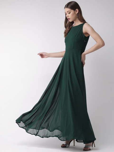 

20Dresses Women Green Solid Maxi Dress