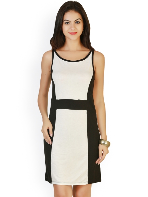 

Belle Fille Black & White Sheath Dress
