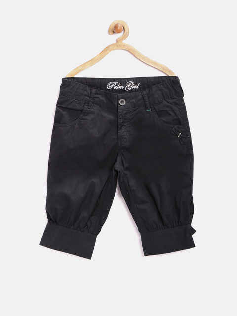 

Palm Tree by Gini & Jony Girls Black Shorts