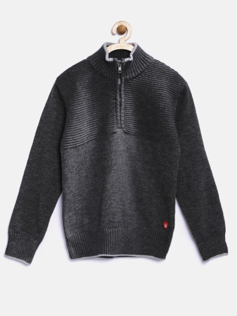 

GJ Unltd Jeans by Gini & Jony Boys Charcoal Grey Sweater