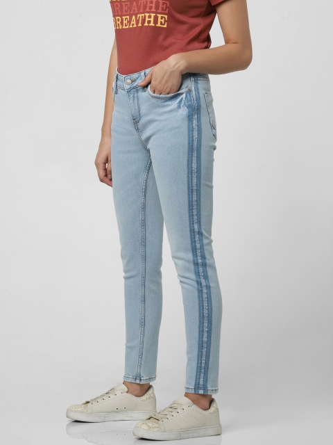 

Vero Moda Women Blue Skinny Fit High-Rise Clean Look Stretchable Jeans