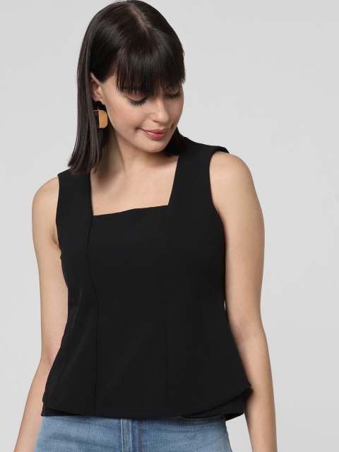 

Vero Moda Women Black Solid Top