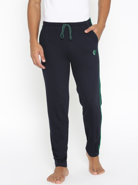 

PORTBLAIR Men Navy Blue Solid Lounge Pants