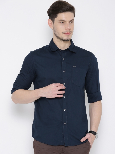 

Flying Machine Navy Casual Shirt, Navy blue