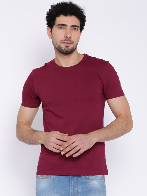 

Flying Machine Maroon T-shirt