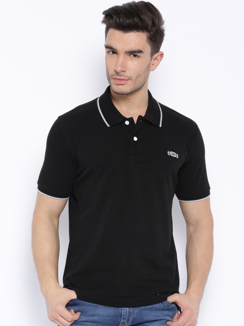 

Flying Machine Black Polo T-shirt