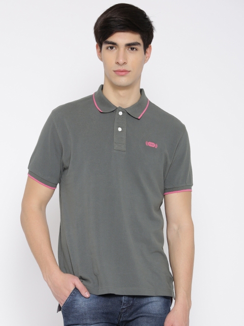 

Flying Machine Grey Polo T-shirt