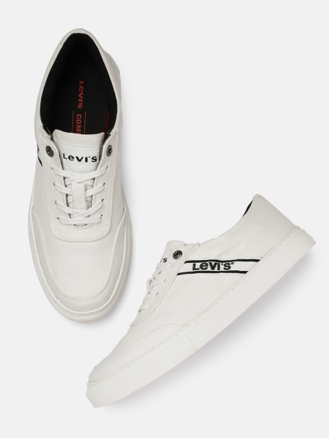 

Levis Men White Bolton Sneakers