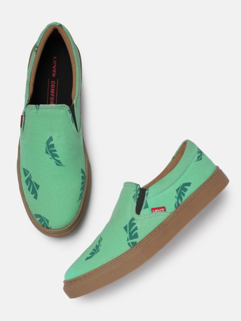 

Levis Men Green Bally Slip-On Sneakers