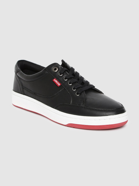 

Levis Men Black Solid Sneakers