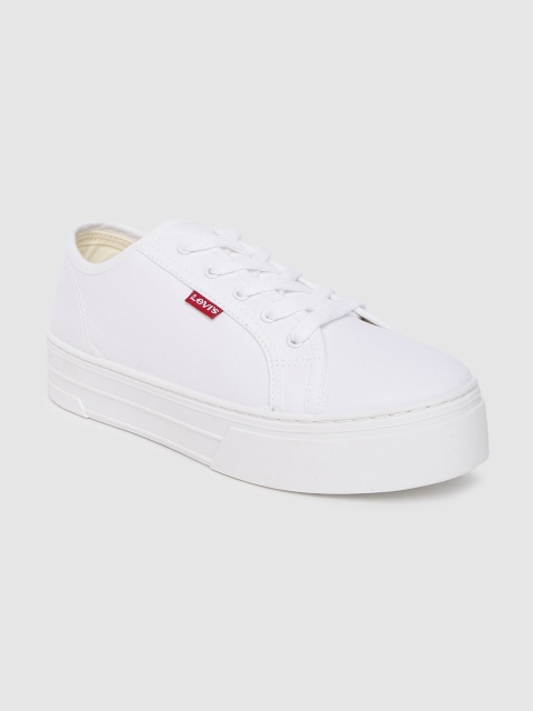 

Levis Women White TIJUANA Sneakers