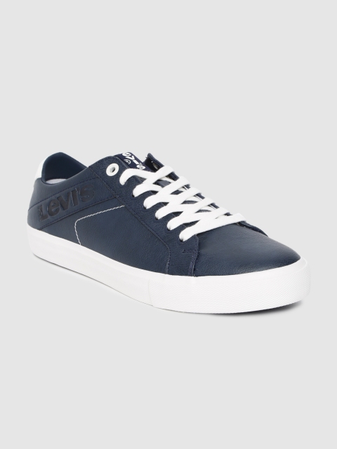 

Levis Men Navy Blue Solid Sneakers