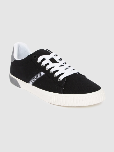 

Levis Men Black Solid Sneakers