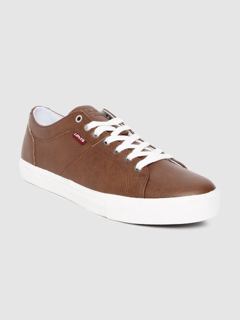

Levis Men Brown Solid Sneakers