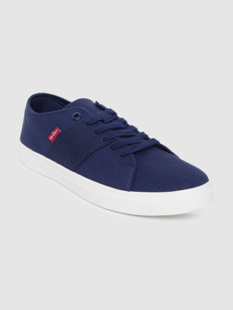 

Levis Men Navy Blue Solid Sneakers