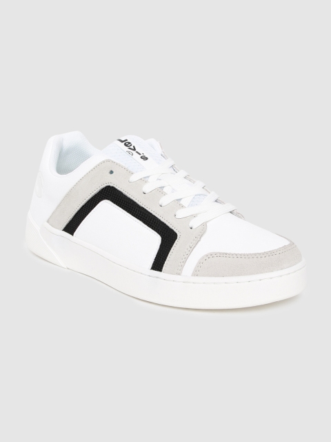 

Levis Men White Solid Sneakers