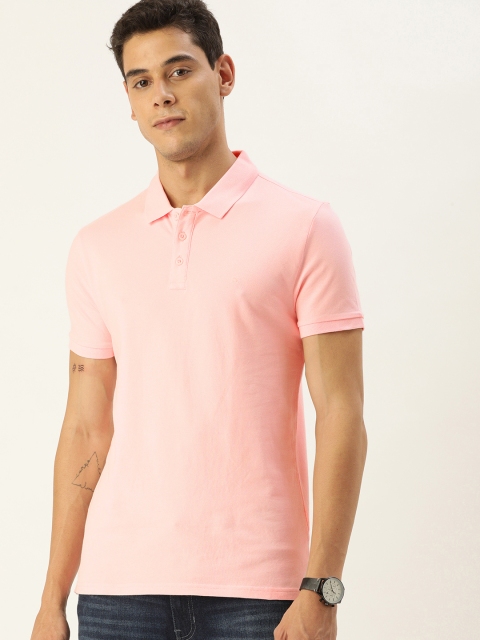 

Calvin Klein Jeans Men Pink Polo Collar T-shirt