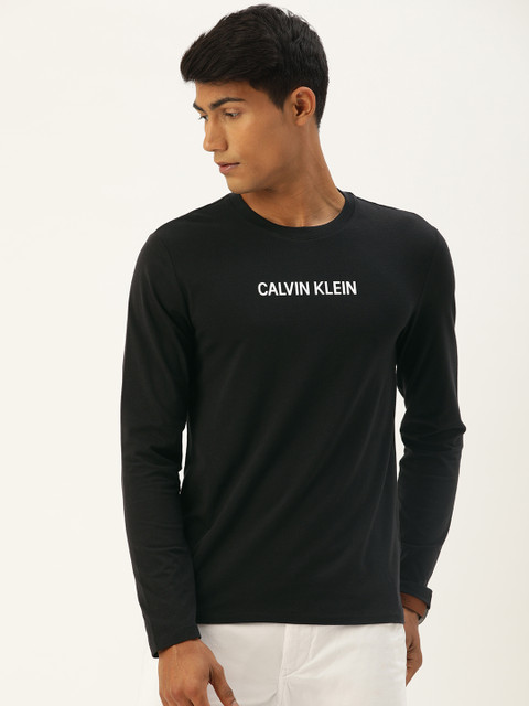 

Calvin Klein Jeans Men Black Printed Round Neck T-shirt