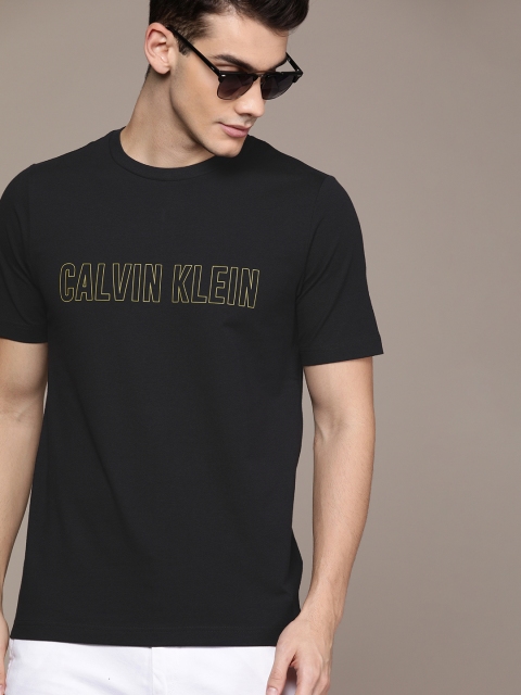 

Calvin Klein Jeans Men Black Printed Round Neck T-shirt
