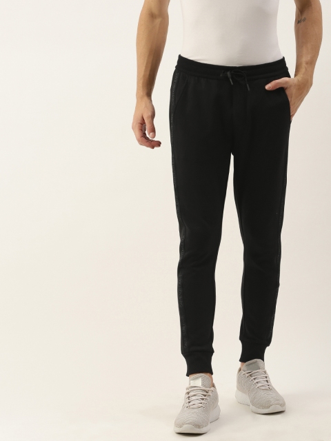 

Calvin Klein Jeans Men Black Regular Fit Solid A-INSTIT TAPE MIX ME Joggers