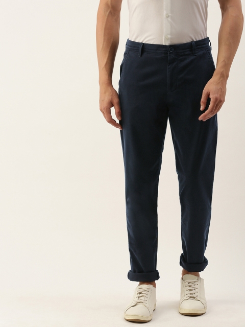 

Calvin Klein Jeans Men Navy Blue Slim Fit Chinos