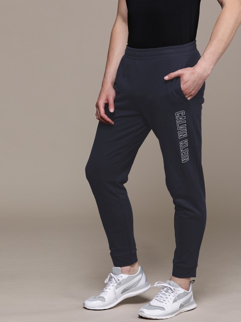 

Calvin Klein Jeans Men Navy Blue Solid Joggers