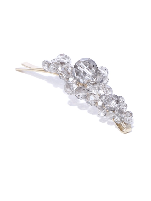 

Blueberry Women Grey Beaded Bobby Pin