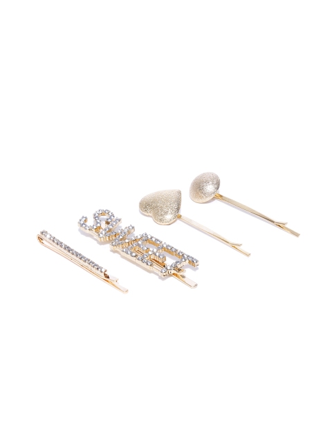 

Blueberry Set of 4 Gold-Plated Bobby Pins