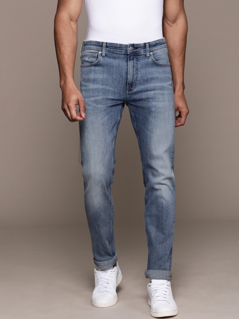 

Calvin Klein Jeans Men Blue Slim Fit Mid-Rise Clean Look Stretchable Jeans