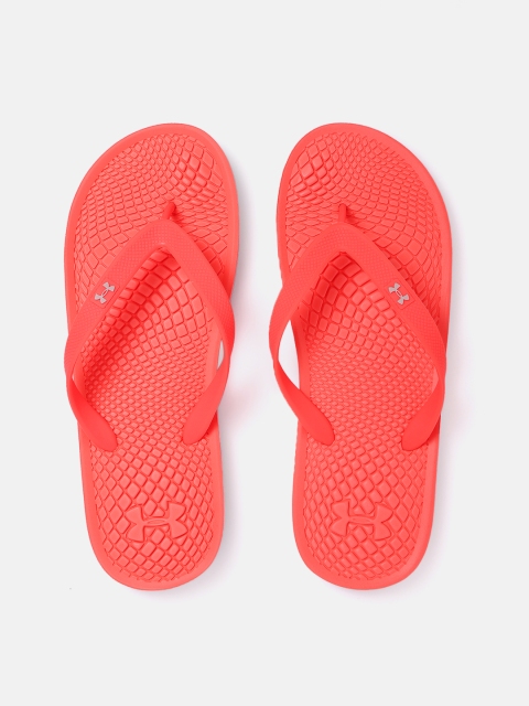 

UNDER ARMOUR Men Neon Pink Atlantic Dune Thong-Style Flip-Flops