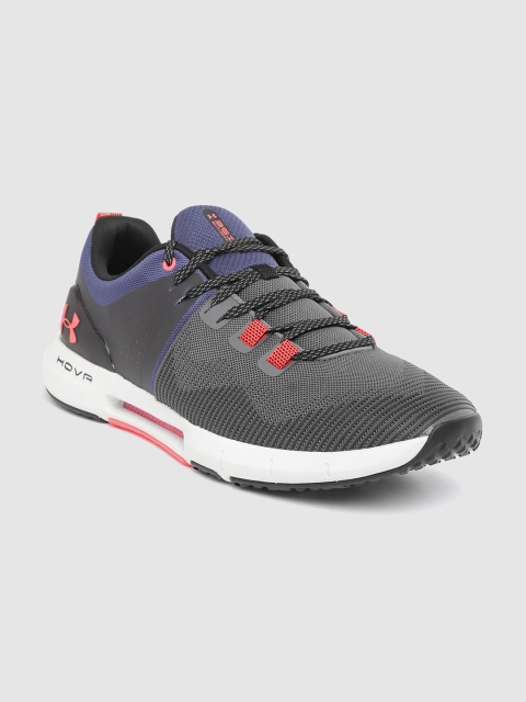 

UNDER ARMOUR Men Grey Woven Design HOVR Rise Training Shoes