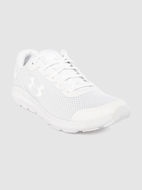 

UNDER ARMOUR Men White Woven Design Surge 2 Running Shoes