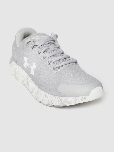 

UNDER ARMOUR Men Grey Charged Rogue 2 Marble Woven Design Running Shoes