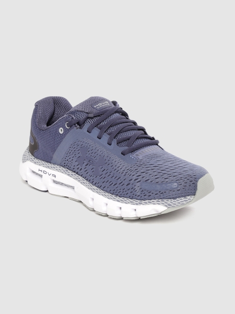 

UNDER ARMOUR Men Teal Blue Woven Design HOVR Infinite 2 Running Shoes